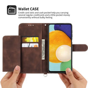 For Honor Magic6 Pro Skin Feel Flowers Embossed Wallet Leather Phone Case(Brown)