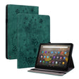 For Amazon Kindle Fire HD10 2021 Butterfly Rose Embossed Leather Smart Tablet Case(Green) - free shipping - PMC TechLife - Order now!