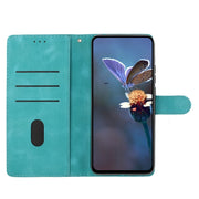 For iPhone 16 Flower Butterfly Embossing Pattern Leather Phone Case(Sky Blue)