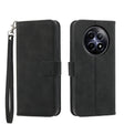 For Realme 12 5G Dierfeng Dream Line TPU + PU Leather Phone Case(Black) - Realme Cases by PMC TechLife | Online Shopping South Africa | PMC TechLife | Buy Now Pay Later Mobicred