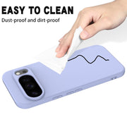 For Google Pixel 10 Pro Pure Color Liquid Silicone Shockproof Phone Case(Purple)