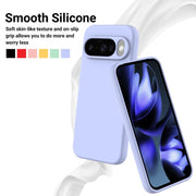 For Google Pixel 10 Pure Color Liquid Silicone Shockproof Phone Case(Purple)