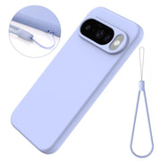 For Google Pixel 10 Pure Color Liquid Silicone Shockproof Phone Case(Purple)