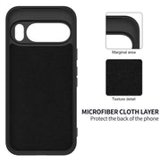 For Google Pixel 10 Pure Color Liquid Silicone Shockproof Phone Case(Black)