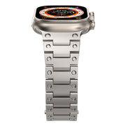 Double Rows Metal Watch Band For Apple Watch SE 2023 40mm(Titanium)