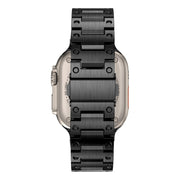 Double Rows Metal Watch Band For Apple Watch Ultra 2 49mm(Black)