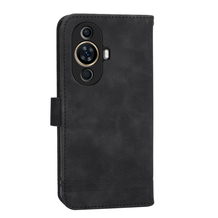For Huawei nova 11 Dierfeng Dream Line TPU + PU Leather Phone Case(Black)
