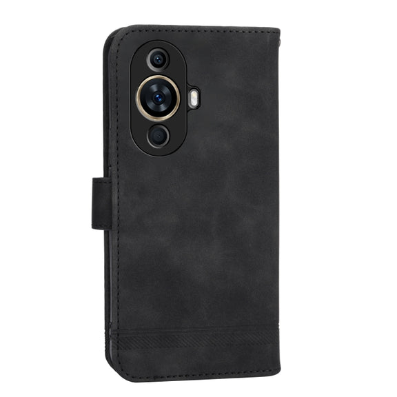 For Huawei nova 11 Dierfeng Dream Line TPU + PU Leather Phone Case(Black)
