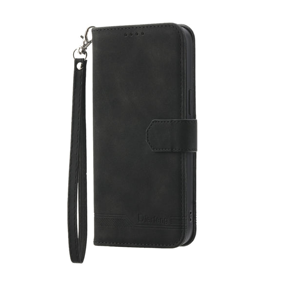 For Honor 90 5G Dierfeng Dream Line TPU + PU Leather Phone Case(Black)