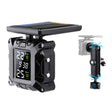 M9 Color Screen Motorcycle Solar Wireless Tire Pressure Monitor With Rear Mirror Screw Mount - Electrical System by PMC TechLife | Online Shopping South Africa | PMC TechLife | Buy Now Pay Later Mobicred