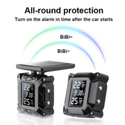 M9 Color Screen Motorcycle Solar Wireless Tire Pressure Monitor With M10 Fixed Mount