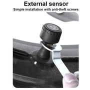 Front Wheel Tire Pressure Temperature Monitoring Sensor(Black)