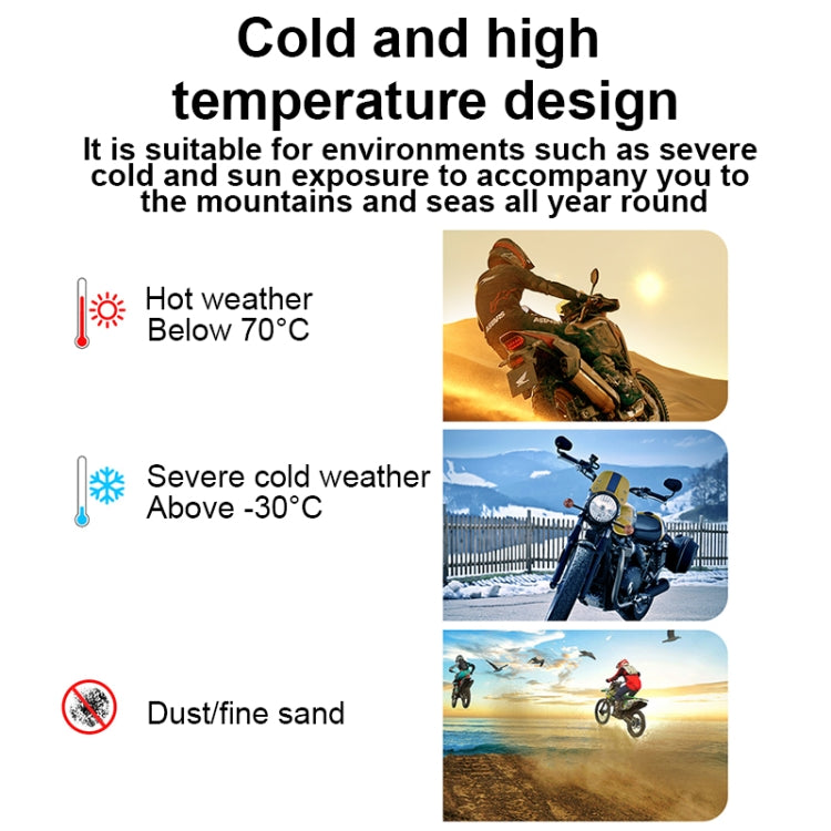 Front Rear Wheel Tire Pressure Temperature Monitoring Sensor(Black)