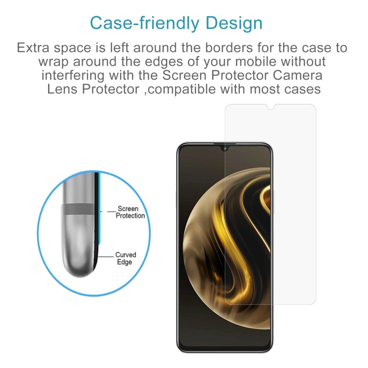 For Huawei nova Y72 0.26mm 9H 2.5D Tempered Glass Film