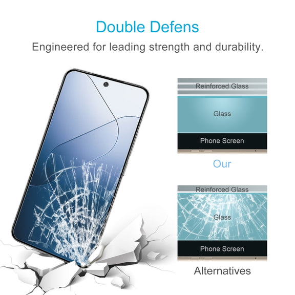 For Xiaomi 14 10pcs 0.26mm 9H 2.5D Tempered Glass Film