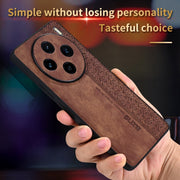 For vivo X100 AZNS 3D Embossed Skin Feel Phone Case(Black)