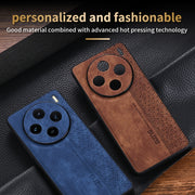 For vivo X100 AZNS 3D Embossed Skin Feel Phone Case(Black)