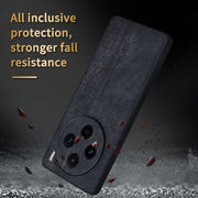 For vivo X100 AZNS 3D Embossed Skin Feel Phone Case(Black)