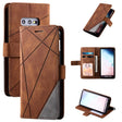 For Samsung Galaxy S10e Skin Feel Splicing Horizontal Flip Leather Case with Holder & Card Slots & Wallet & Photo Frame(Brown) - Galaxy Phone Cases by PMC TechLife | Online Shopping South Africa | PMC TechLife