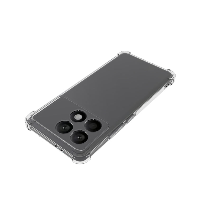 For Xiaomi Redmi K70 Pro Shockproof Non-slip Thickening TPU Phone Case(Transparent)