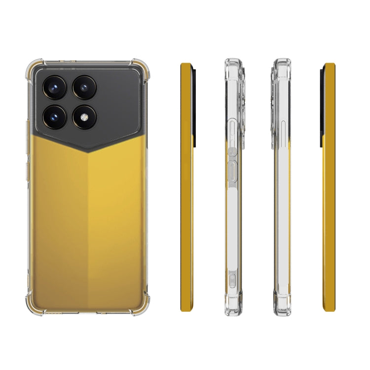 For Xiaomi Redmi K70 Pro Champion Shockproof Non-slip Thickening TPU Phone Case(Transparent)