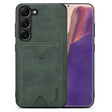 For Samsung Galaxy S24 5G Denior PU Back Cover Card Slot Holder Phone Case(Green) - free shipping - PMC Jewellery - Order now!