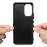 For Samsung Galaxy S24 Ultra 5G Denior PU Back Cover Card Slot Holder Phone Case(Blue)
