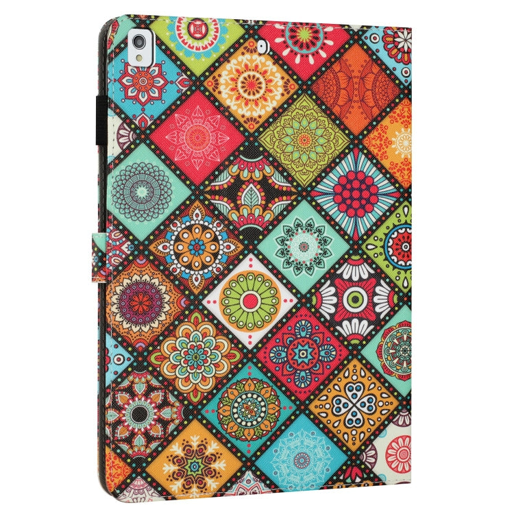 For iPad 10.2 2021 / 2020 Painted Leather Smart Tablet Case(Ethnic Style)