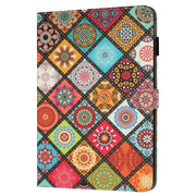 For iPad 10.2 2021 / 2020 Painted Leather Smart Tablet Case(Ethnic Style)
