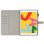 For iPad 10.2 2021 / 2020 Painted Leather Smart Tablet Case(Ethnic Style)