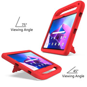 For Lenovo Tab P11 Gen 2 11.5 Handle EVA Shockproof Tablet Case with Holder(Red)