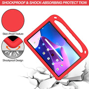 For Lenovo Tab P11 Gen 2 11.5 Handle EVA Shockproof Tablet Case with Holder(Red)