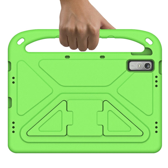 For Lenovo Tab P11 Gen 2 11.5 Handle EVA Shockproof Tablet Case with Holder(Green)