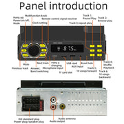 SWM D3400 Car Bluetooth MP3 Player Support Smart Voice Assistant / FM(Black)
