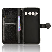 For Google Pixel 9 Honeycomb Dot Texture Leather Phone Case(Black)