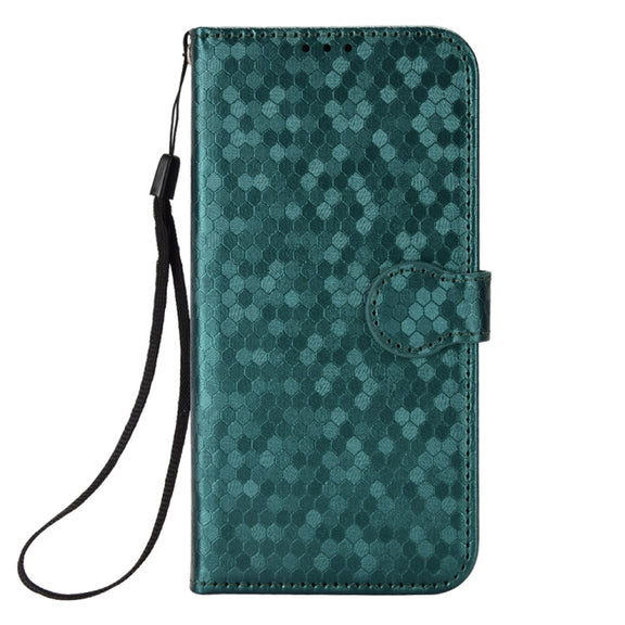For Google Pixel 9 Honeycomb Dot Texture Leather Phone Case(Green)
