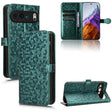 For Google Pixel 9 Pro XL Honeycomb Dot Texture Leather Phone Case(Green) - Google Cases by PMC TechLife | Online Shopping South Africa | PMC TechLife | Buy Now Pay Later Mobicred