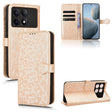 For Xiaomi Poco X6 Pro / Redmi K70E 5G Honeycomb Dot Texture Leather Phone Case(Gold) - free shipping - PMC TechLife - Order now!