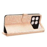 For Xiaomi Poco X6 Pro / Redmi K70E 5G Honeycomb Dot Texture Leather Phone Case(Gold)