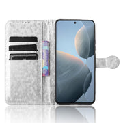 For Xiaomi Redmi K70 5G / K70 Pro 5G Honeycomb Dot Texture Leather Phone Case(Silver)