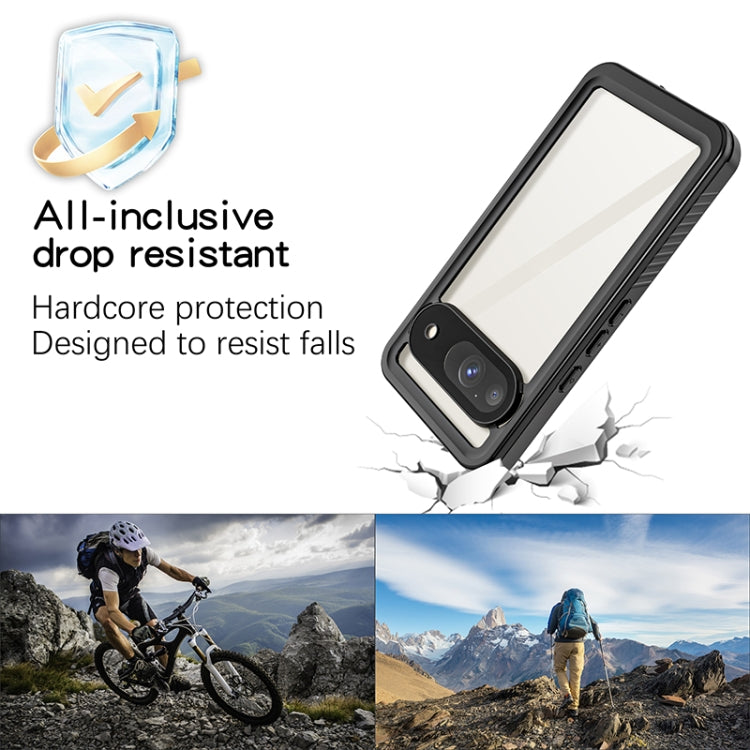 For Google Pixel 9 RedPepper Shockproof IP68 Water-resistant PC + TPU Protective Case(Black)