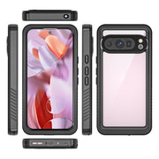 For Google Pixel 9 Pro RedPepper Shockproof IP68 Water-resistant PC + TPU Protective Case(Black)
