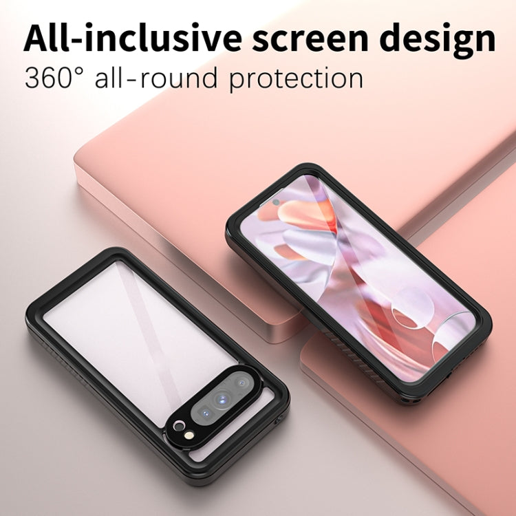 For Google Pixel 9 Pro RedPepper Shockproof IP68 Water-resistant PC + TPU Protective Case(Black)