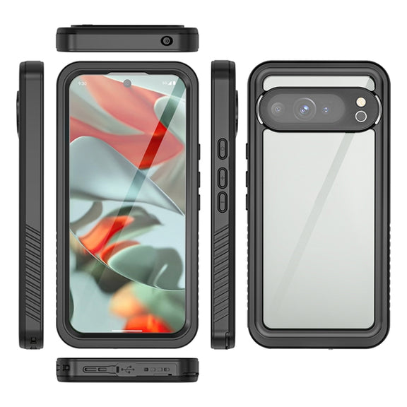 For Google Pixel 9 Pro XL RedPepper Shockproof IP68 Water-resistant PC + TPU Protective Case(Black)