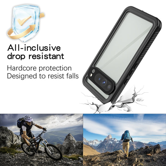 For Google Pixel 9 Pro XL RedPepper Shockproof IP68 Water-resistant PC + TPU Protective Case(Black)