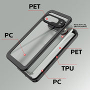 For Google Pixel 9 Pro XL RedPepper Shockproof IP68 Water-resistant PC + TPU Protective Case(Black)