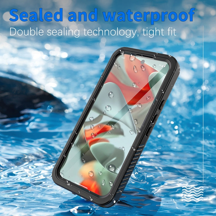 For Google Pixel 9 Pro XL RedPepper Shockproof IP68 Water-resistant PC + TPU Protective Case(Black)
