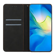 For Xiaomi 12 Lite Ethnic Embossed Adsorption Leather Phone Case(Black)