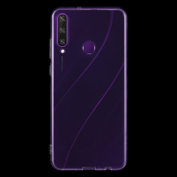For Huawei Y6p 0.75mm Ultra-thin Transparent TPU Soft Protective Case