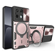 For Xiaomi Redmi Note 13 Pro 5G CD Texture Sliding Camshield Magnetic Holder Phone Case(Pink) - Note 13 Pro Cases by PMC TechLife | Online Shopping South Africa | PMC TechLife | Buy Now Pay Later Mobicred